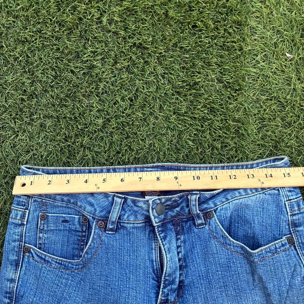 Vintage Y2K 90s Jag Jeans Size 8 30x32 Blue Straight Leg Stretch Denim Faded